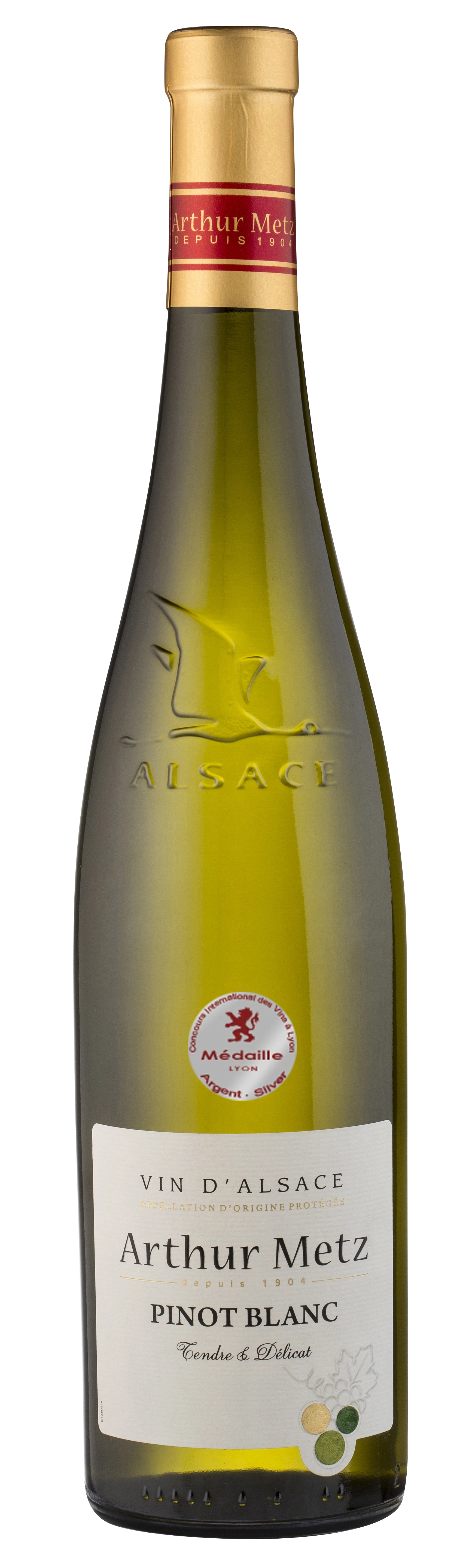 Vin Blanc d'Alsace Pinot blanc, 13°, 75cl - ARTHUR METZ