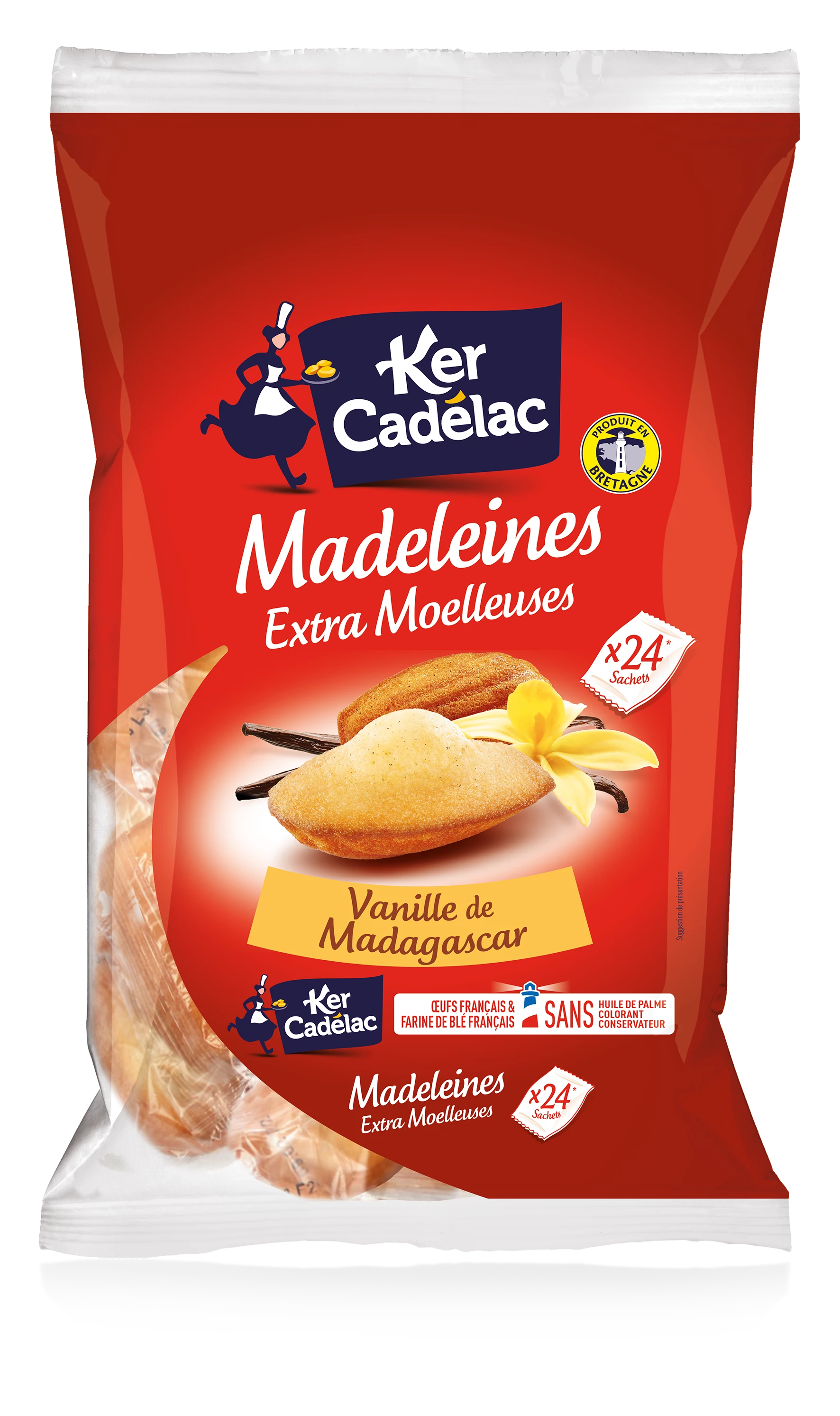 Madeleine Vanille uit Madagaskar, 600g - KER CADELAC