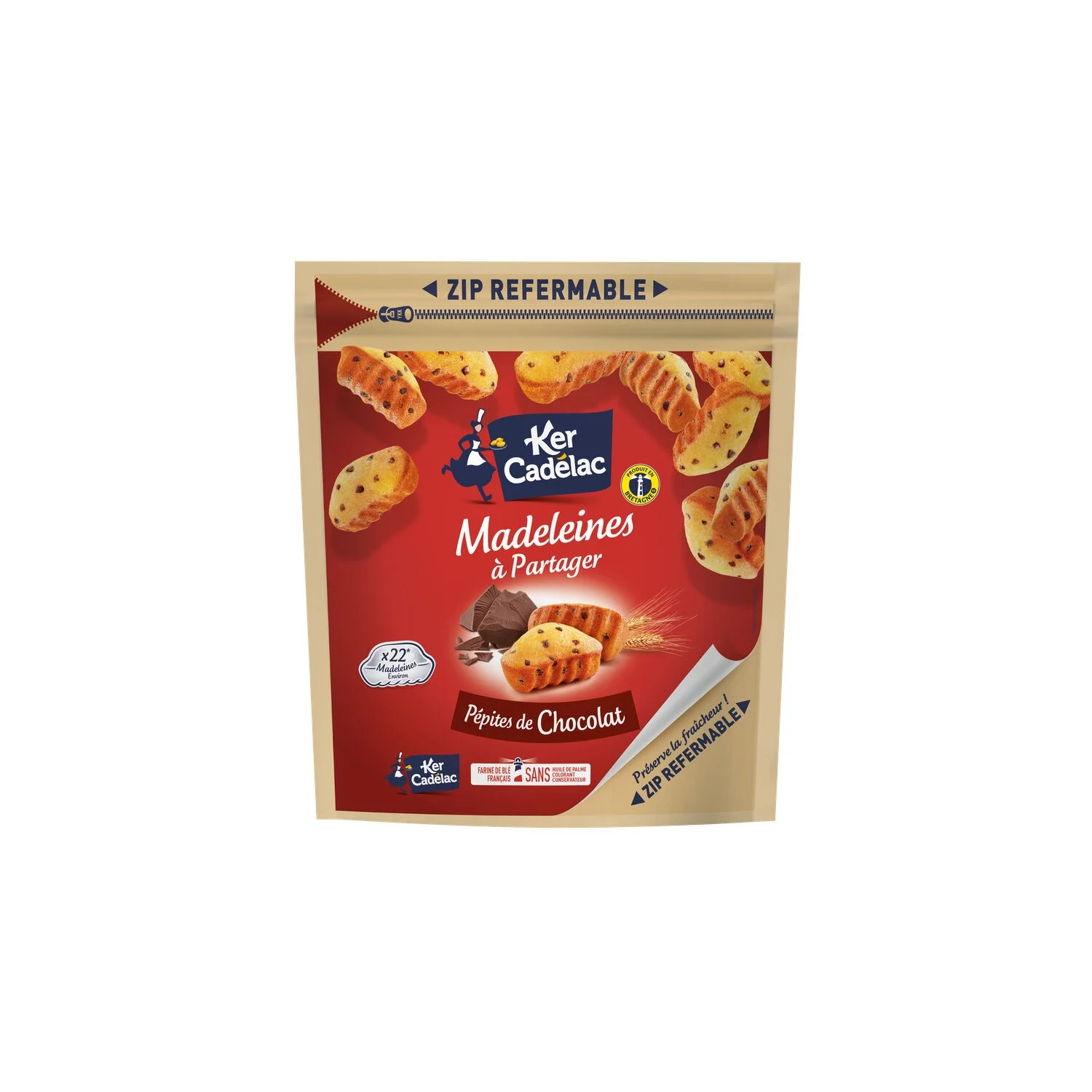 Madeleine Chocolate Chips to Share 363g - Ker Cadelac