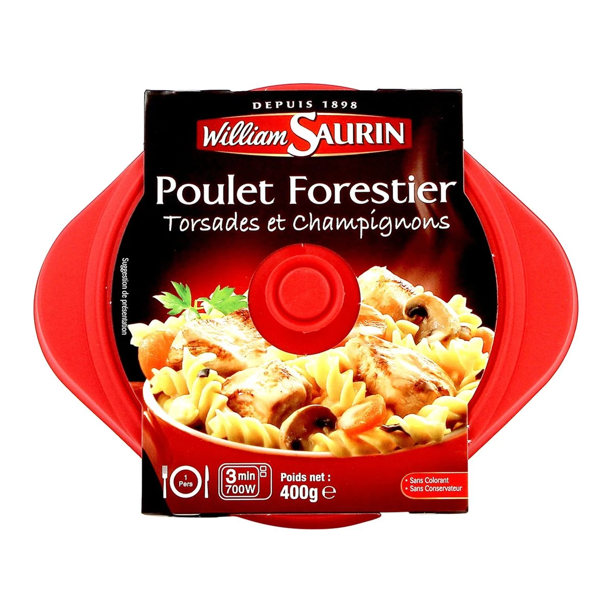 Casseruola di pollo della foresta da 400 g W S