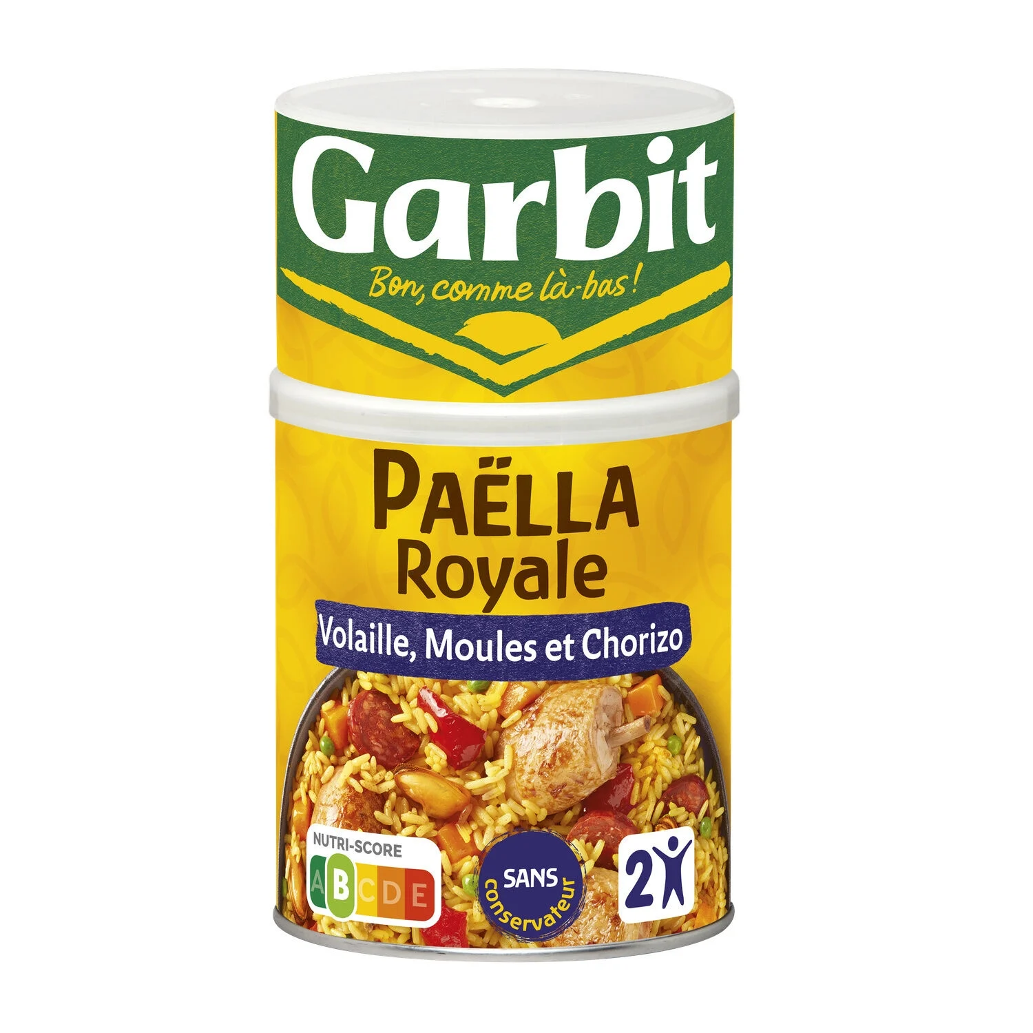 Ready Meal Paella Poultry Seafood and Chorizo ​​940g - Garbit