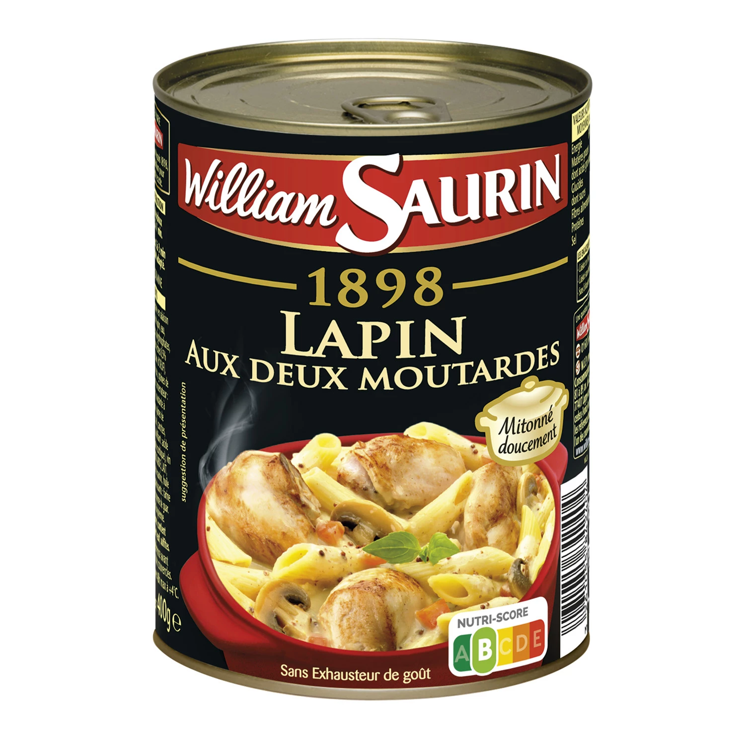 第戎风格兔肉，400g - WILLIAM SAURIN