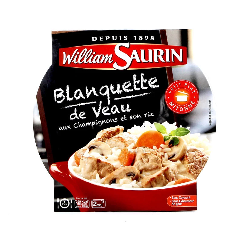 Blanqueta de ternera, 285g - WILLIAM SAURIN