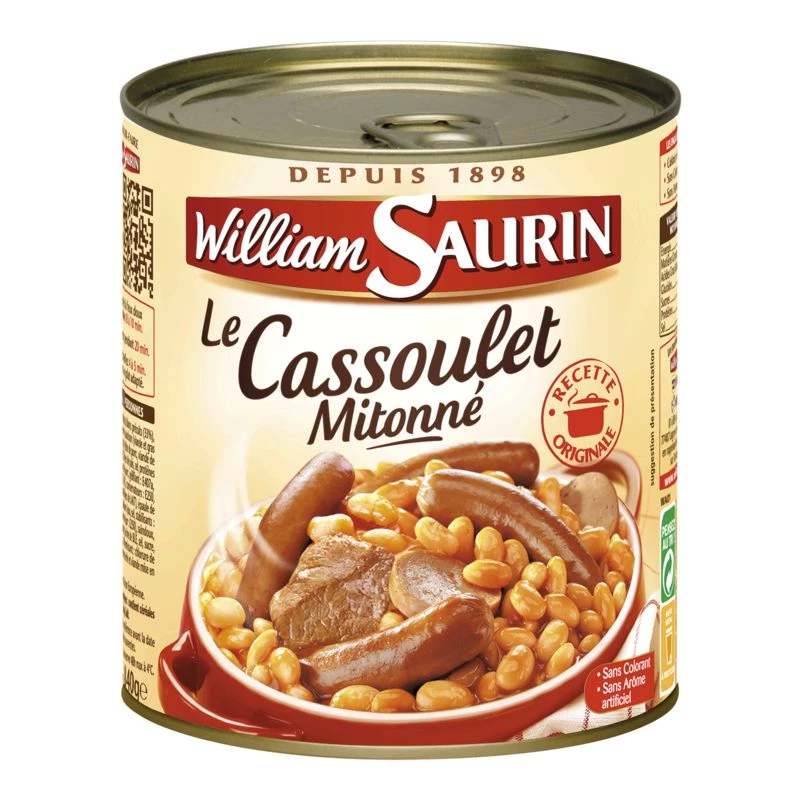Gestoofde cassoulet, 840 g - WILLIAM SAURIN
