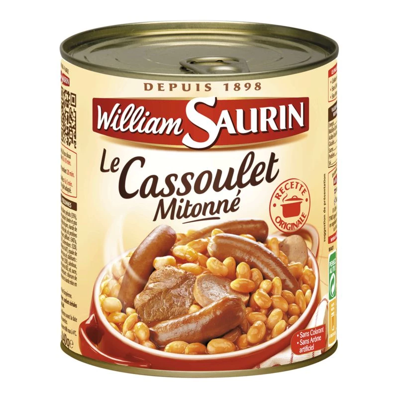 Mitone cassoulet, 840g - WILLIAM SAURIN