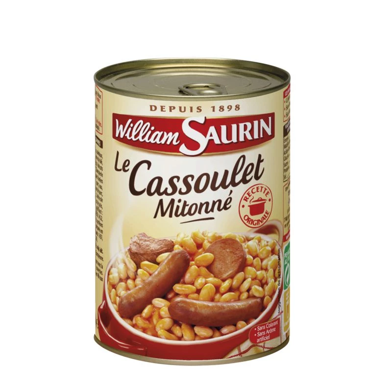 Gestoofde cassoulet, 420 g - WILLIAM SAURIN