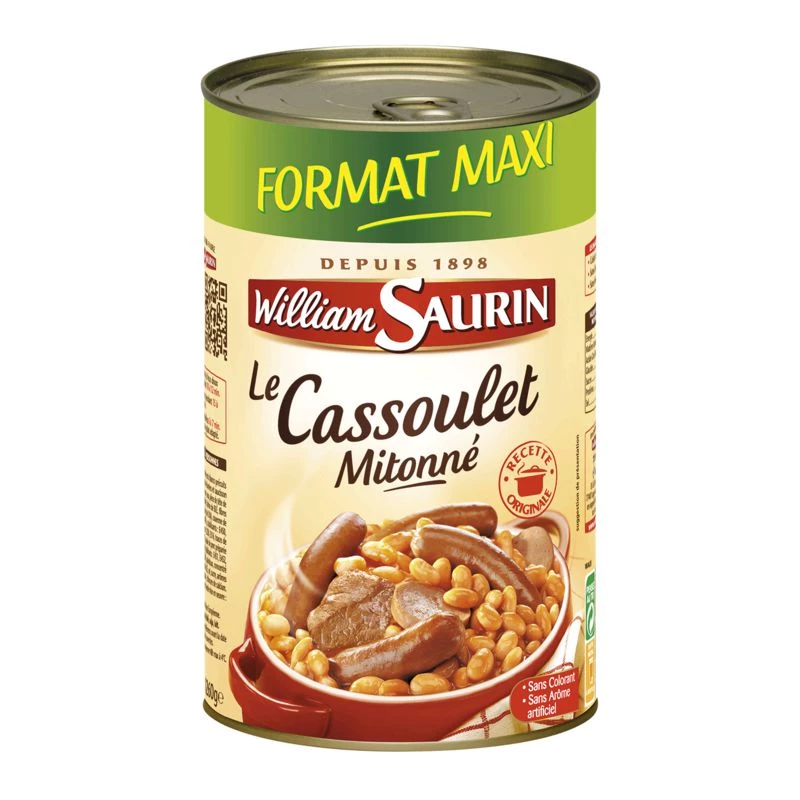Mitone cassoulet, 1,260kg - WILLIAM SAURIN