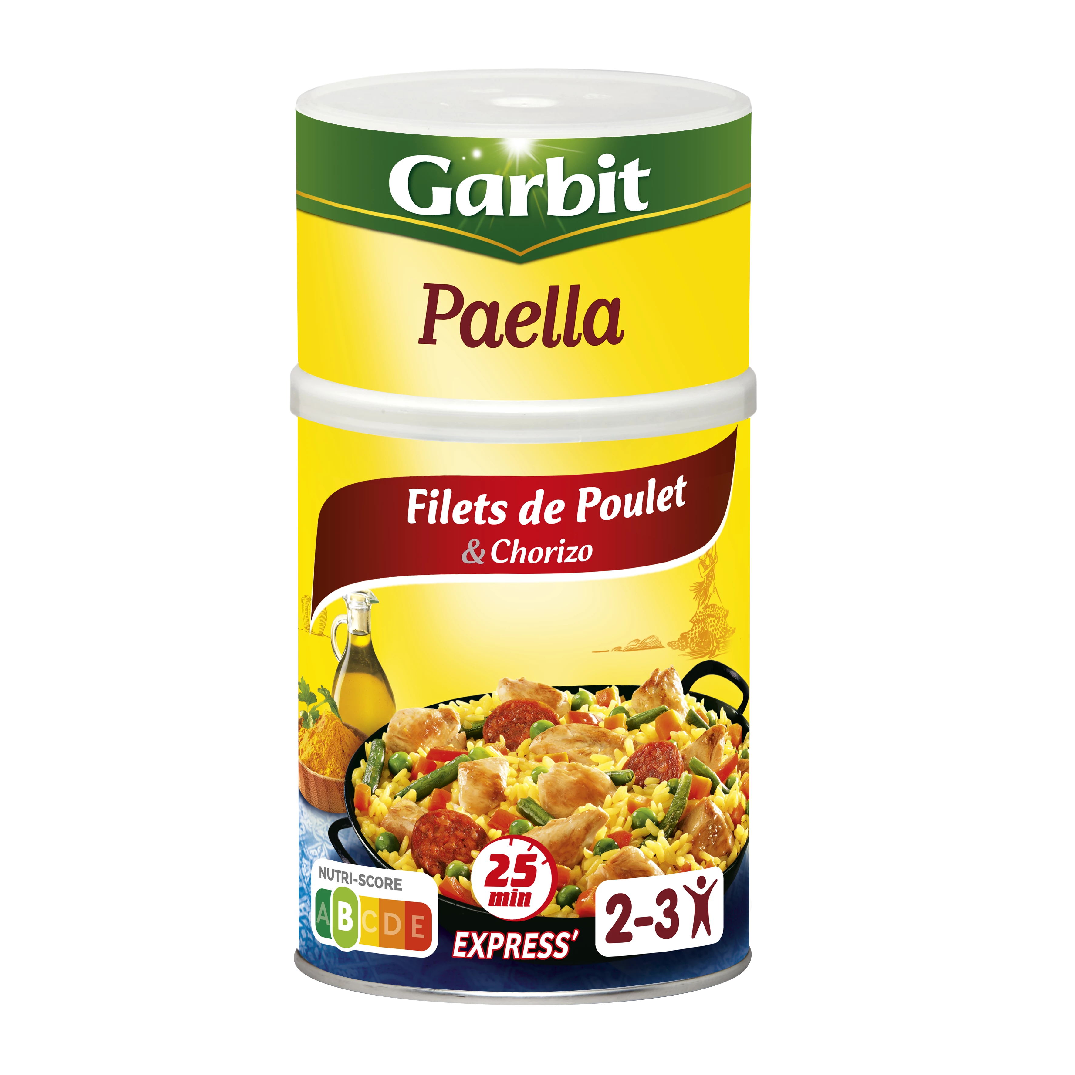 PaelLa Express Filete De Pollo Y Chorizo, 960g - GARBIT