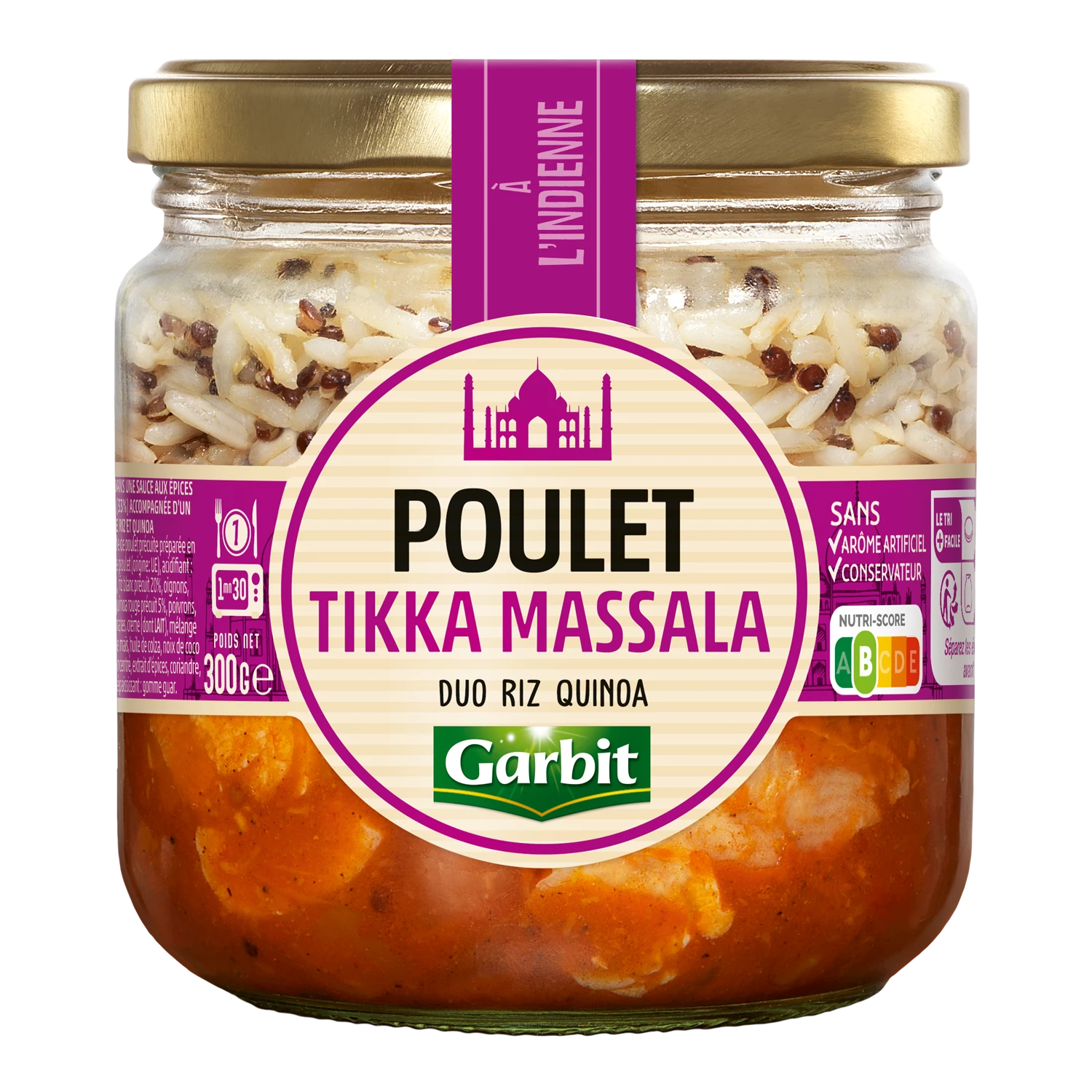 Chicken Tikka Massala Fertiggericht, 300g - GARBIT