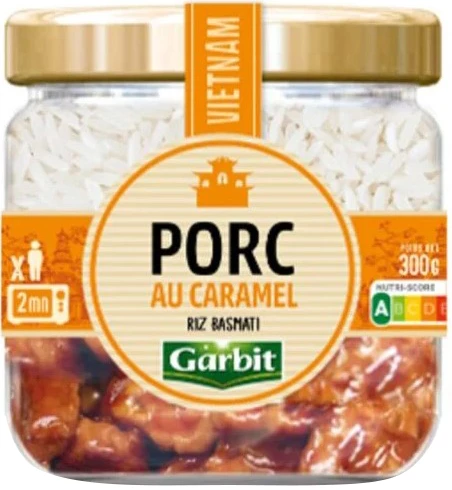 Plat Cuisiné Porc au Caramel, 300g - GARBIT