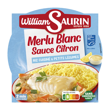 300g Barquette Merlu Citron Ws