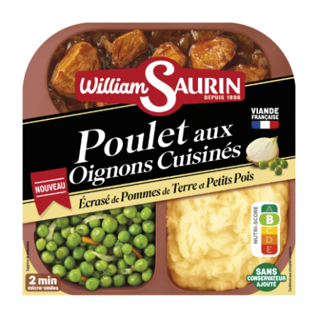 320g Poulet Oignons Pdt Pp Ws