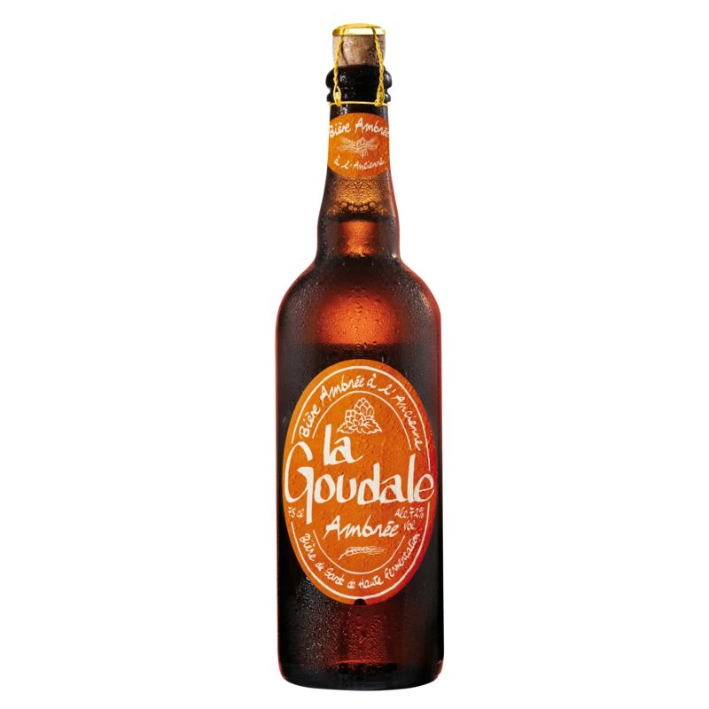 Old-fashioned Amber Beer, 75cl - LA GOUDALE