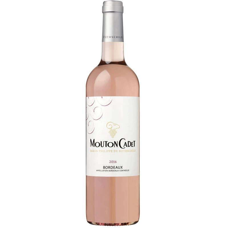 Vin Rosé Bordeaux AOC MOUTON CADET, 75cl - BARON PHILIPPE DE ROTHSCHILD