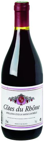 Vin Rouge Côtes du Rhône 13° 75cl - LCB