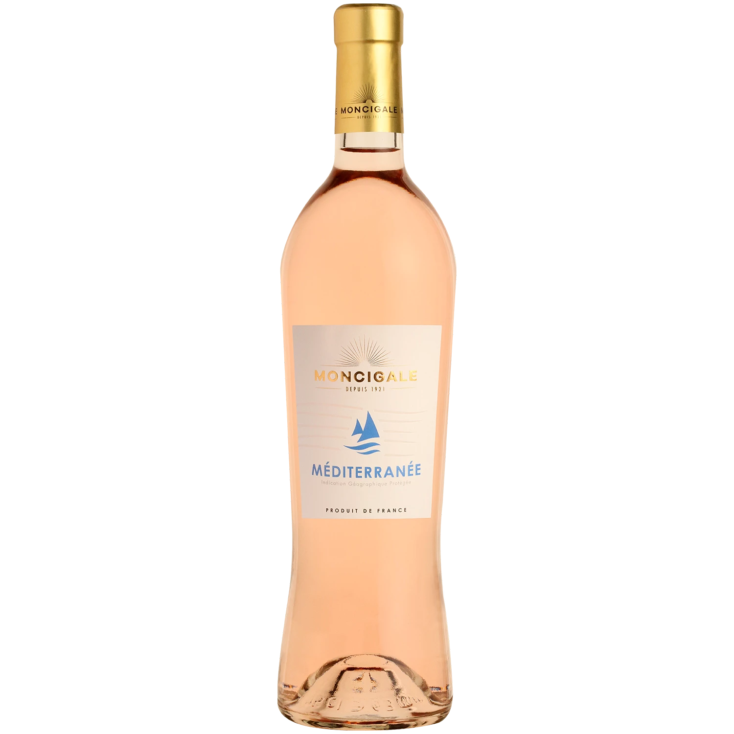 Vin Rosé de Provence Méditerranée, 12,5°, 75cl - MONCIGALE