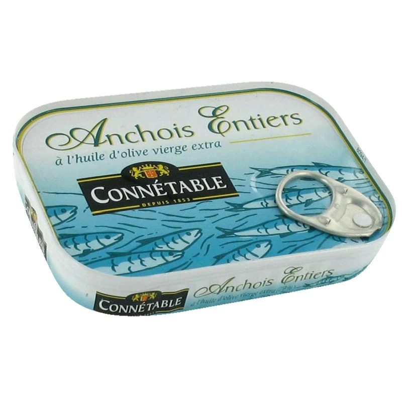 Anchois à l'Huile d'Olive, 100g - CONNÉTABLE