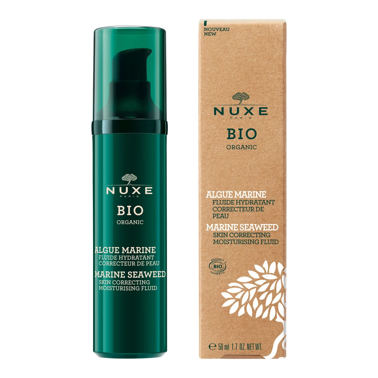 Fluide Hydratant Correcteur De peau - Algue Marine(peaux normales à mixtes) - NUXE