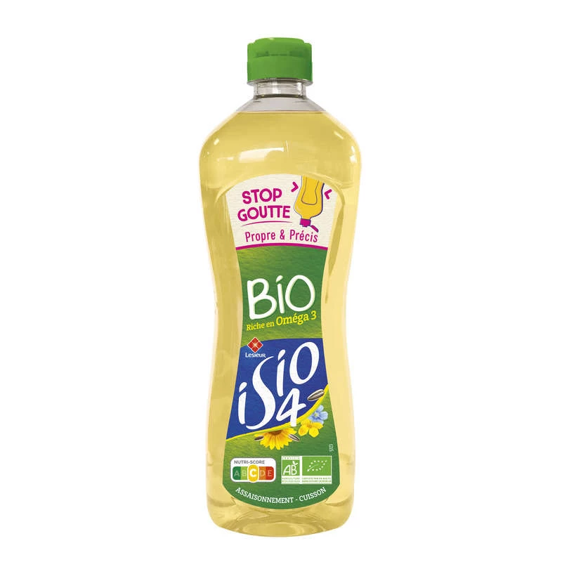 Huile Isio 4 Bio Squeeze 675ml - LESIEUR