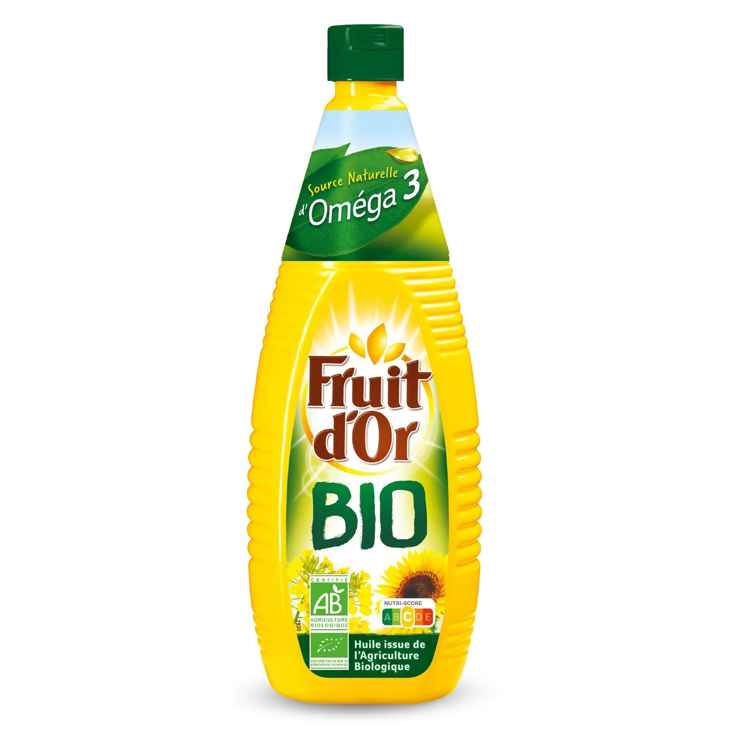1l organic sunflower oil - FRUIT D'OR