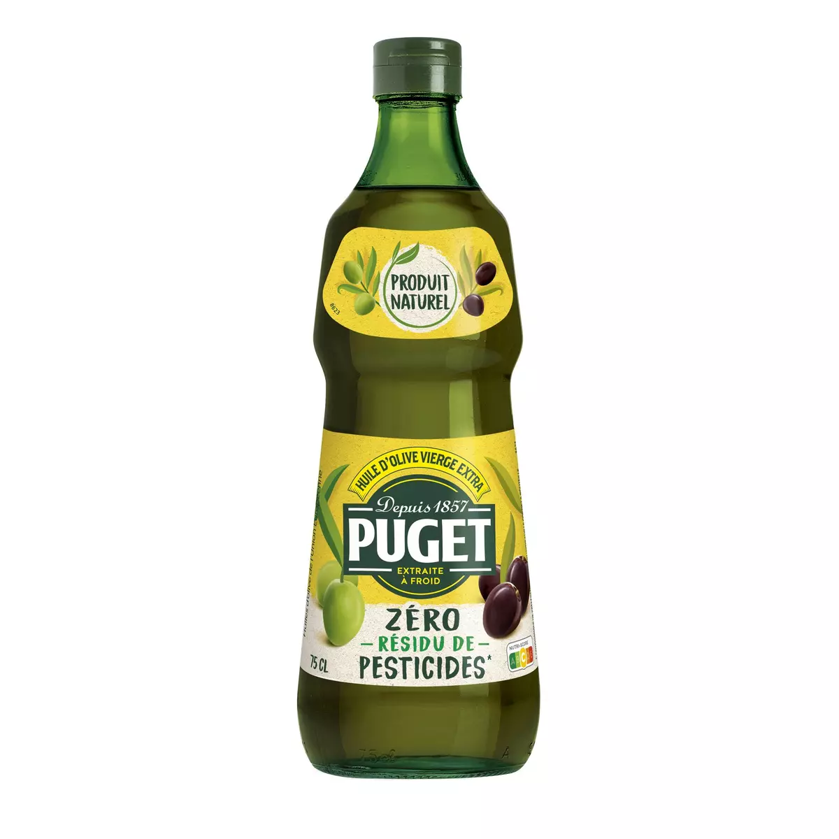Extra Virgin Olive Oil, Zero Pesticide Residue 75cl - Puget