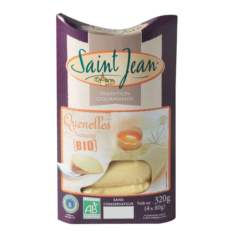 Quenelle Simples Orgânico 320g