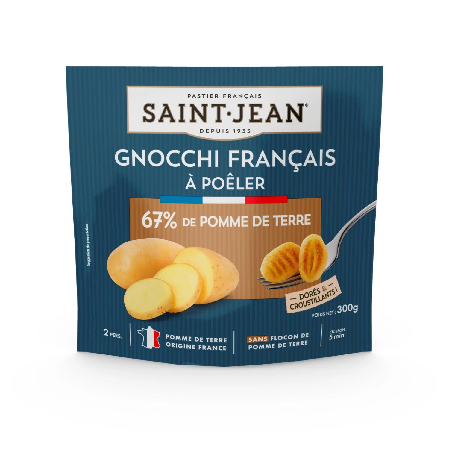 Fresh Pan-Fried Gnocchi Pasta 300g - Saint Jean