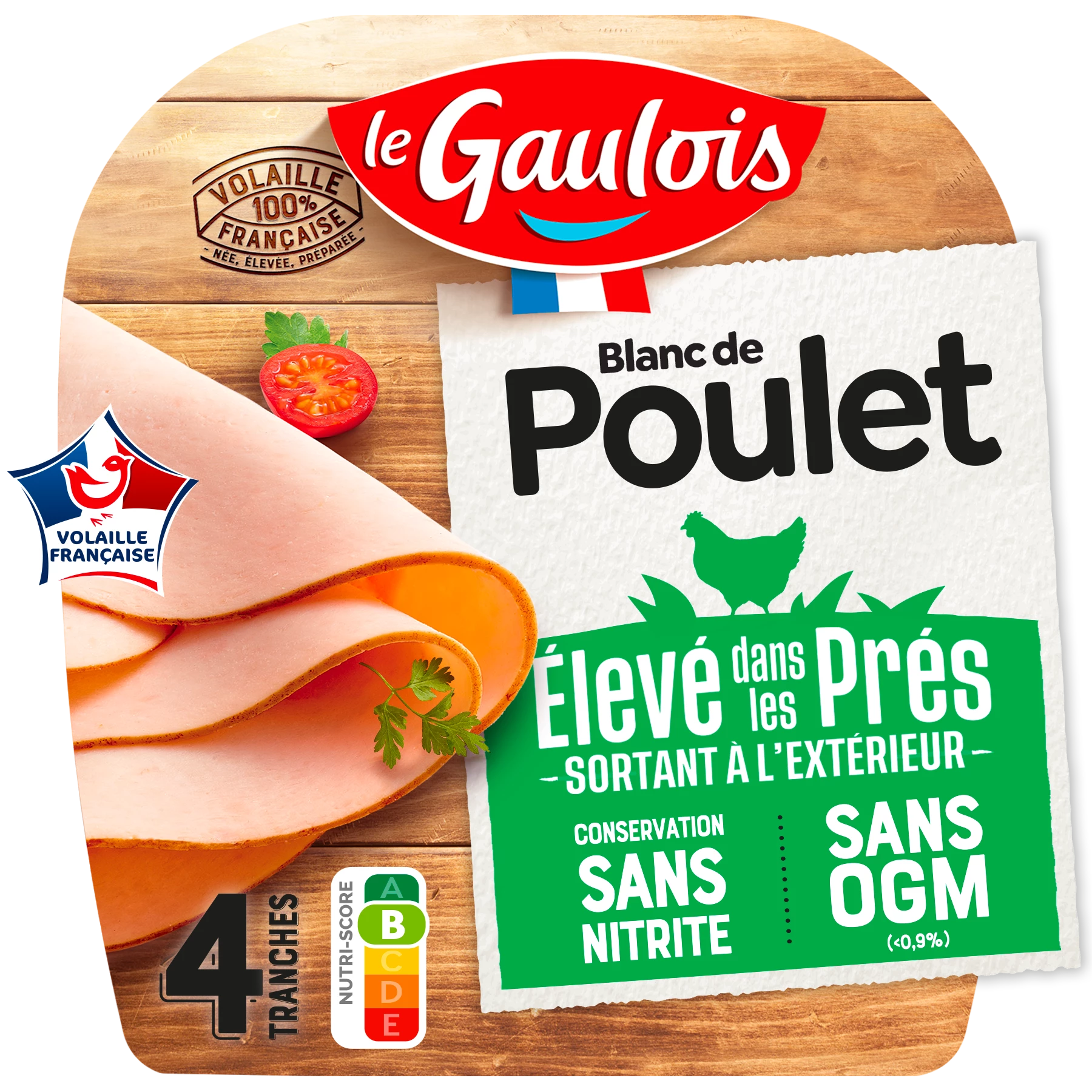 Blanc de Poulet Doré au Four, 120g - LE GAULOIS