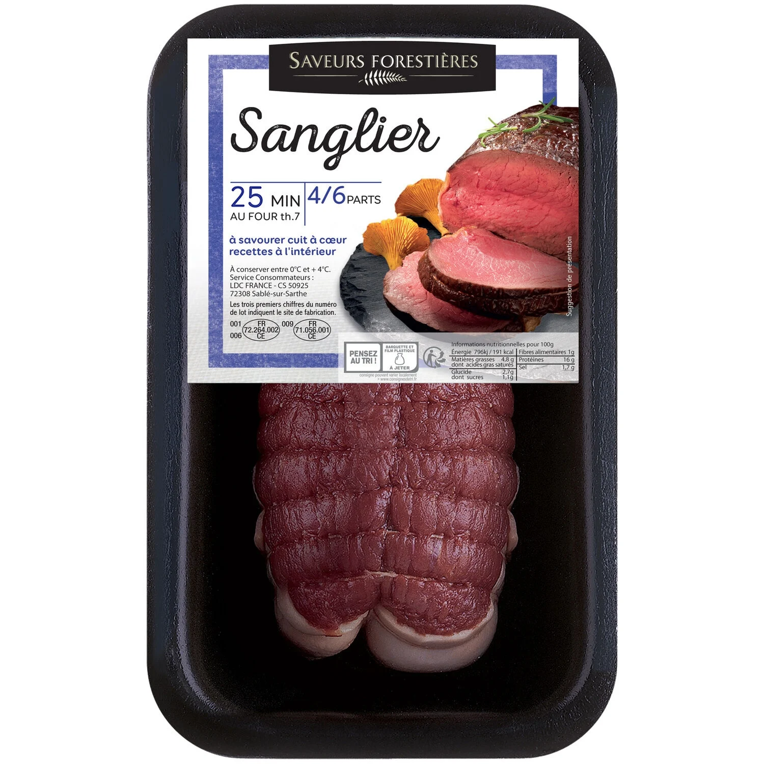 Kg Wildschwein-Roti-Schinken S V - SAVEURS FORESTIèRES