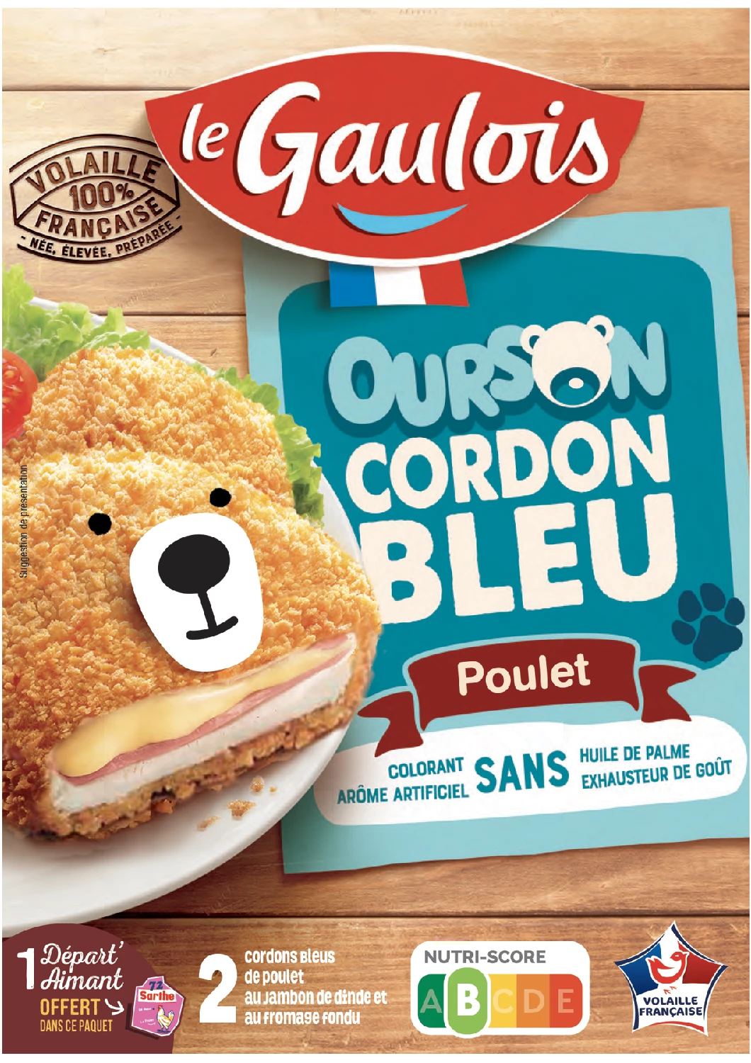 Cordon Bleu L'Ourson, 160g - LE GAULOIS