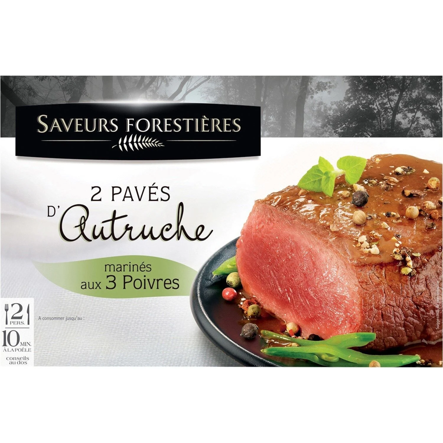 X2 250g Autruche Pave 3 Poivre