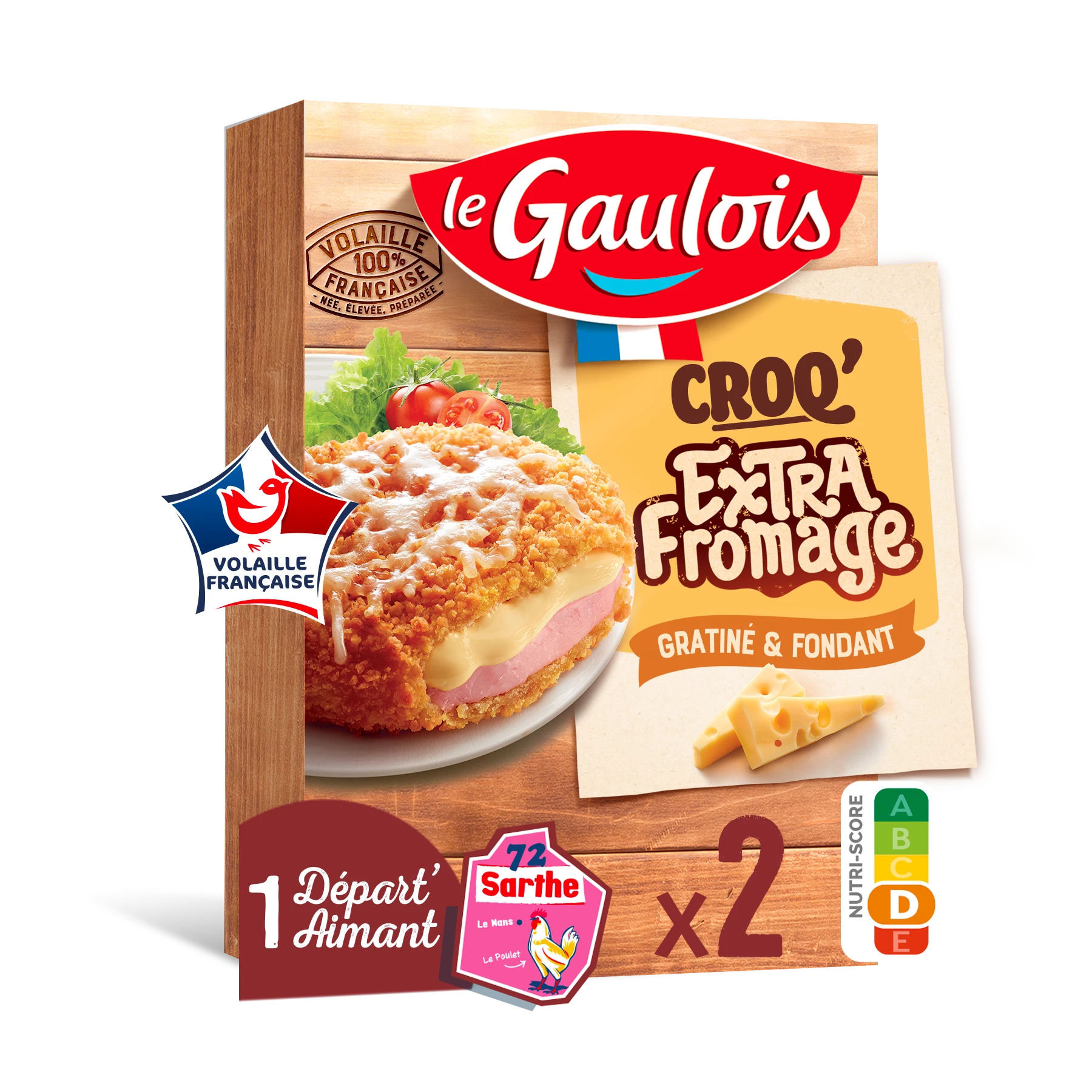 Croq Dinde Extra-fromage 200g