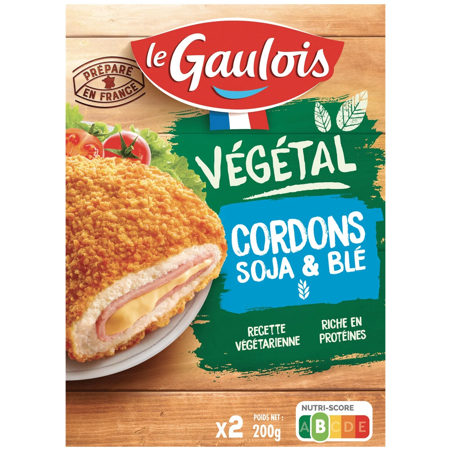 Cordon Bleu Végétal 200g - Le Gaulois