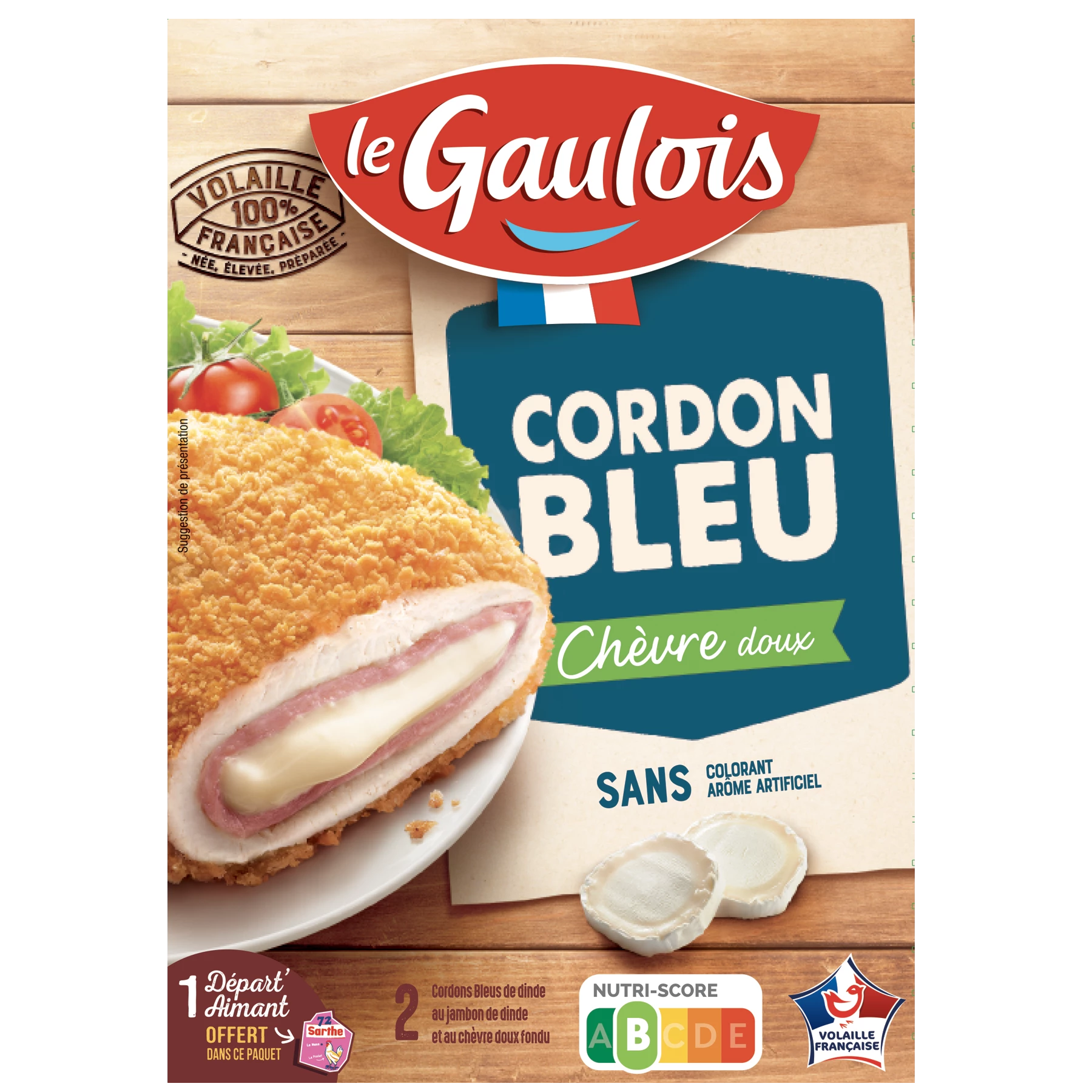 Cordon Bleu Dinde Chevre Doux