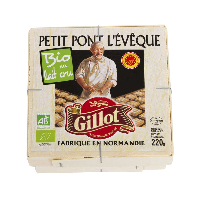 Petit Pont Leveque Bio, 220g - GILLOT