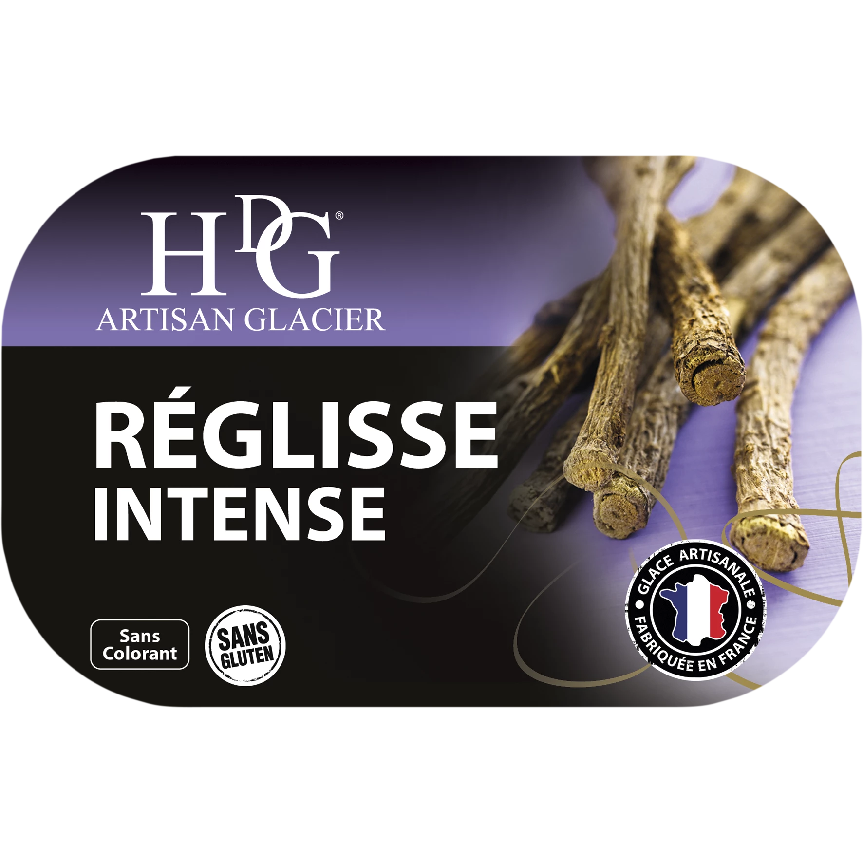 リコリスアイスクリーム 487.5g - Histoires De Glaces