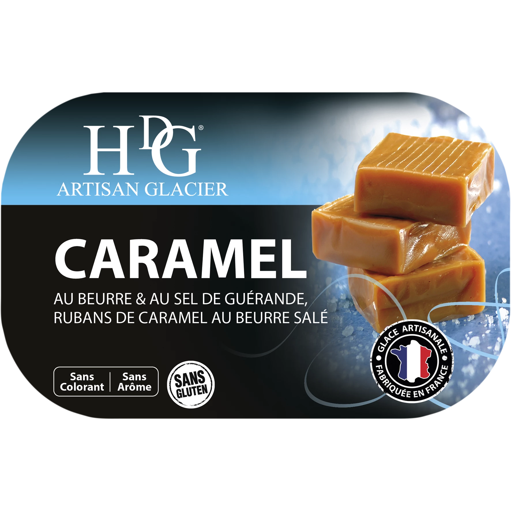 Sorvete de Caramelo com Manteiga Suja 487,5g - Histoires De Glaces