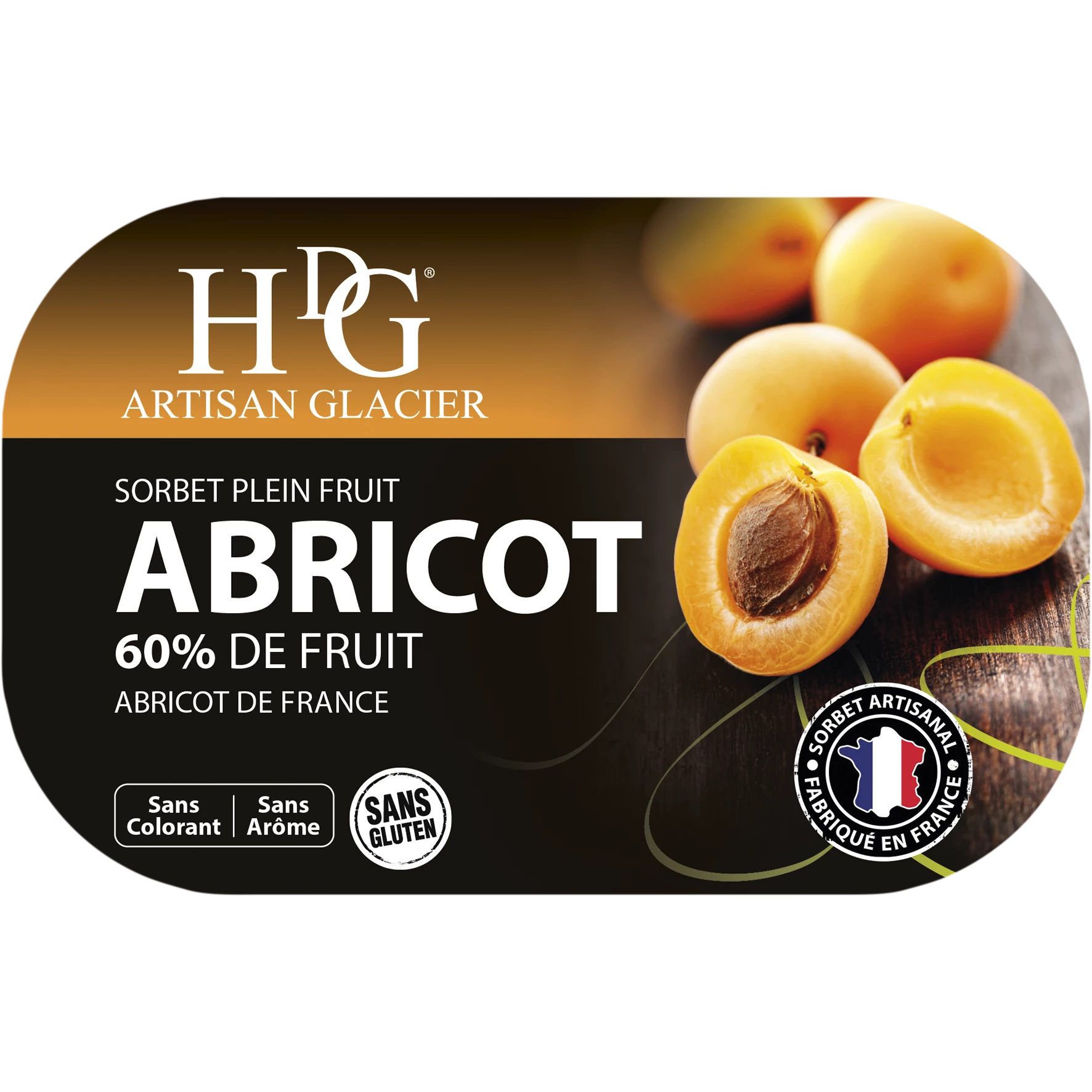 Sorbete De Albaricoque 487,5g - Histoires De Glaces