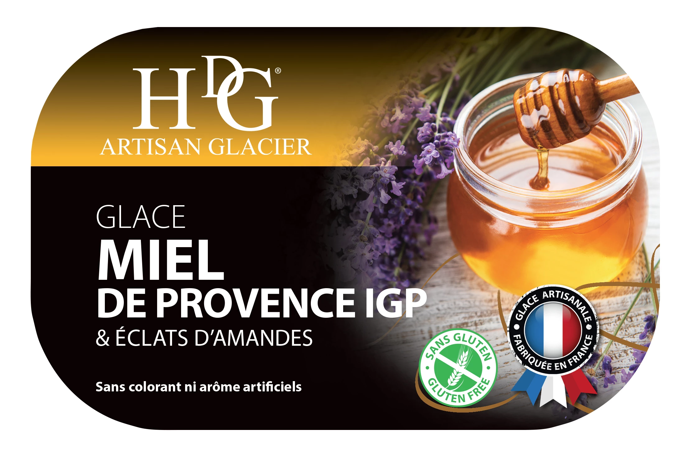 Provence-Honig-Eis Igp 487,5 g - Histoires De Glaces