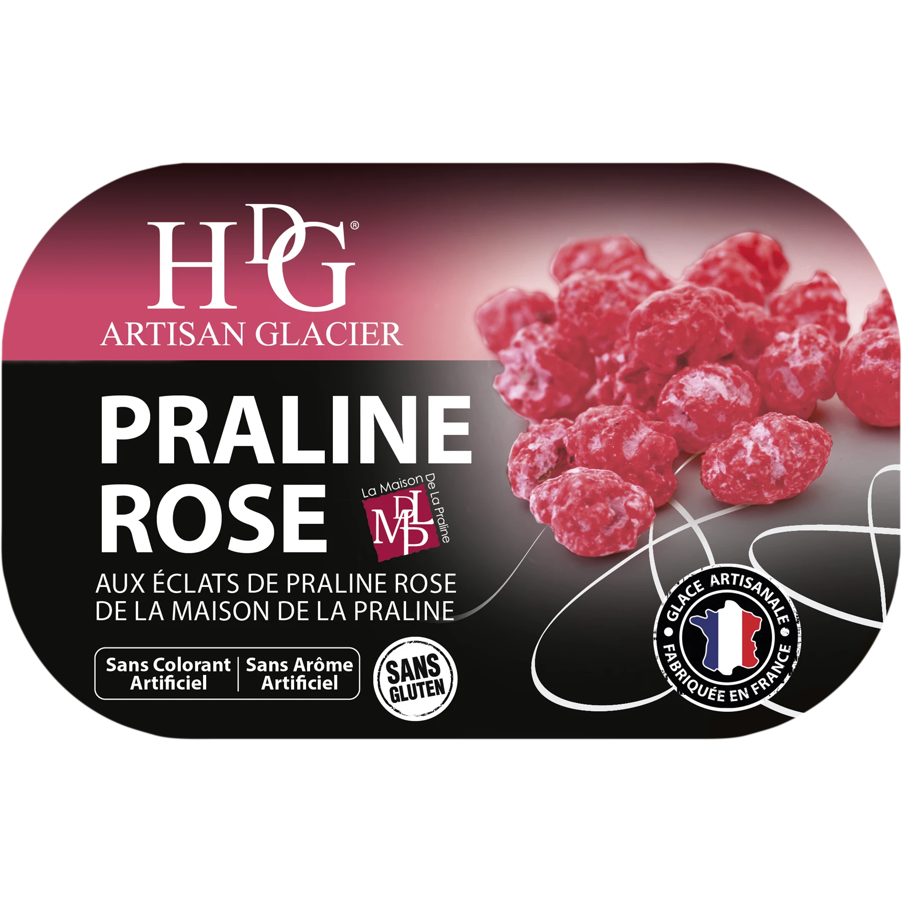 Sorvete Pralinê Rosa 487,5g - Histoires De Glaces