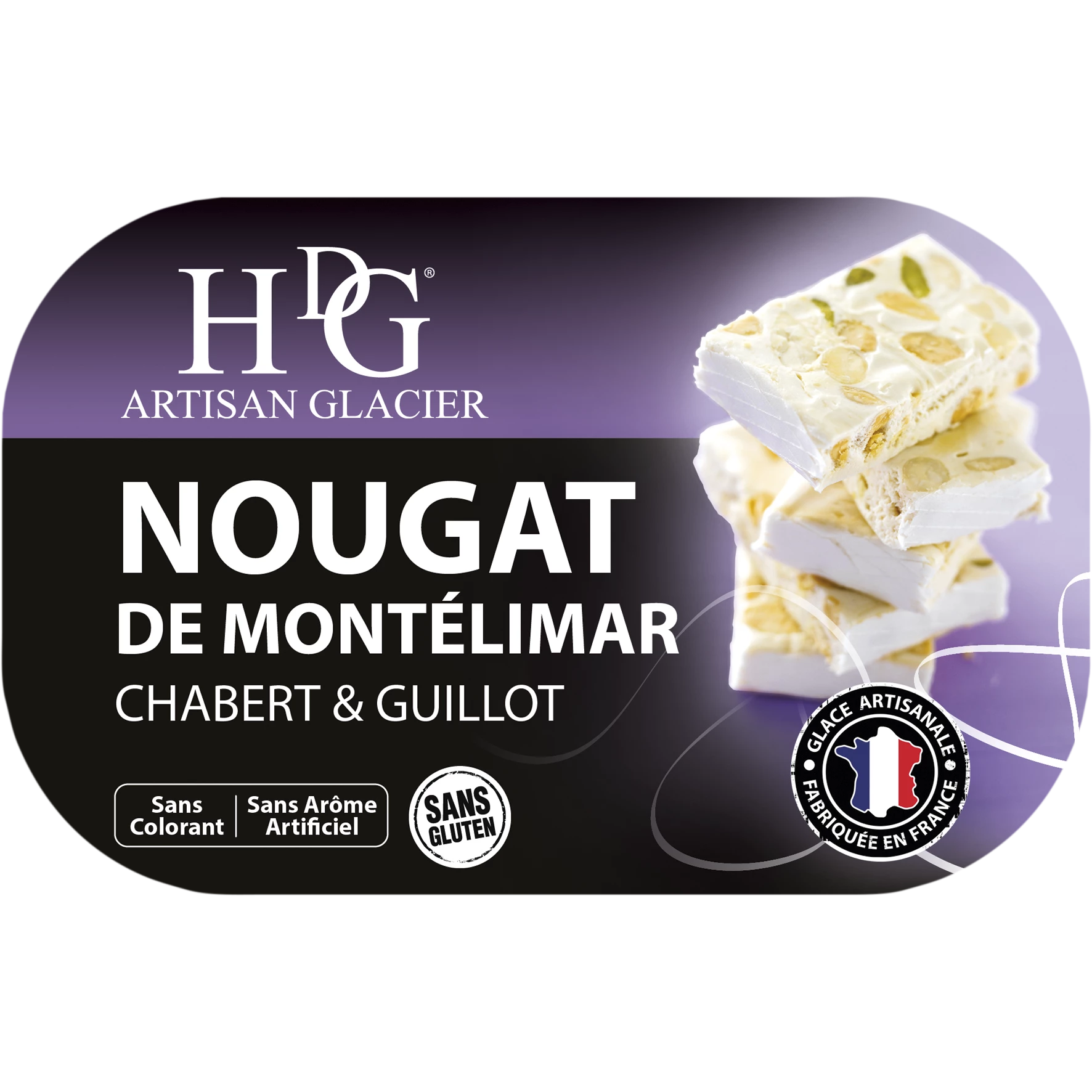 Montelimar Nougat-Eiscreme 487,5g - Ice Cream Stories