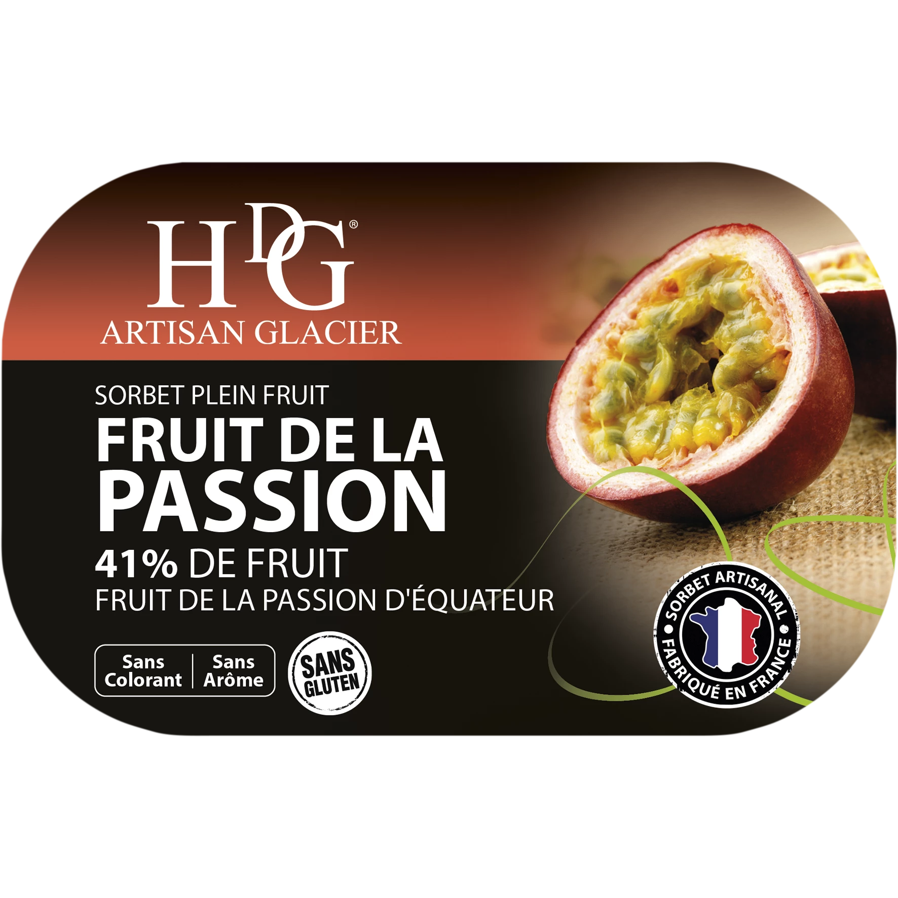 Passion Fruit Sorbet 487.5g - Histoires De Glaces