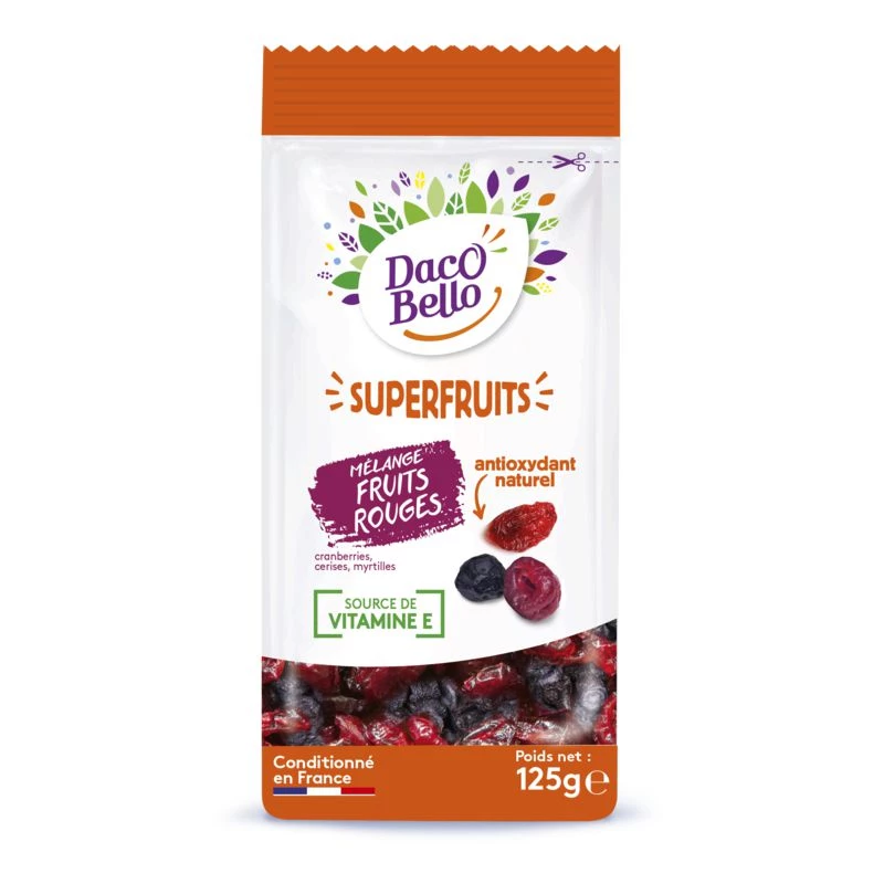 Mélange fruits rouges 125g - DACO BELLO