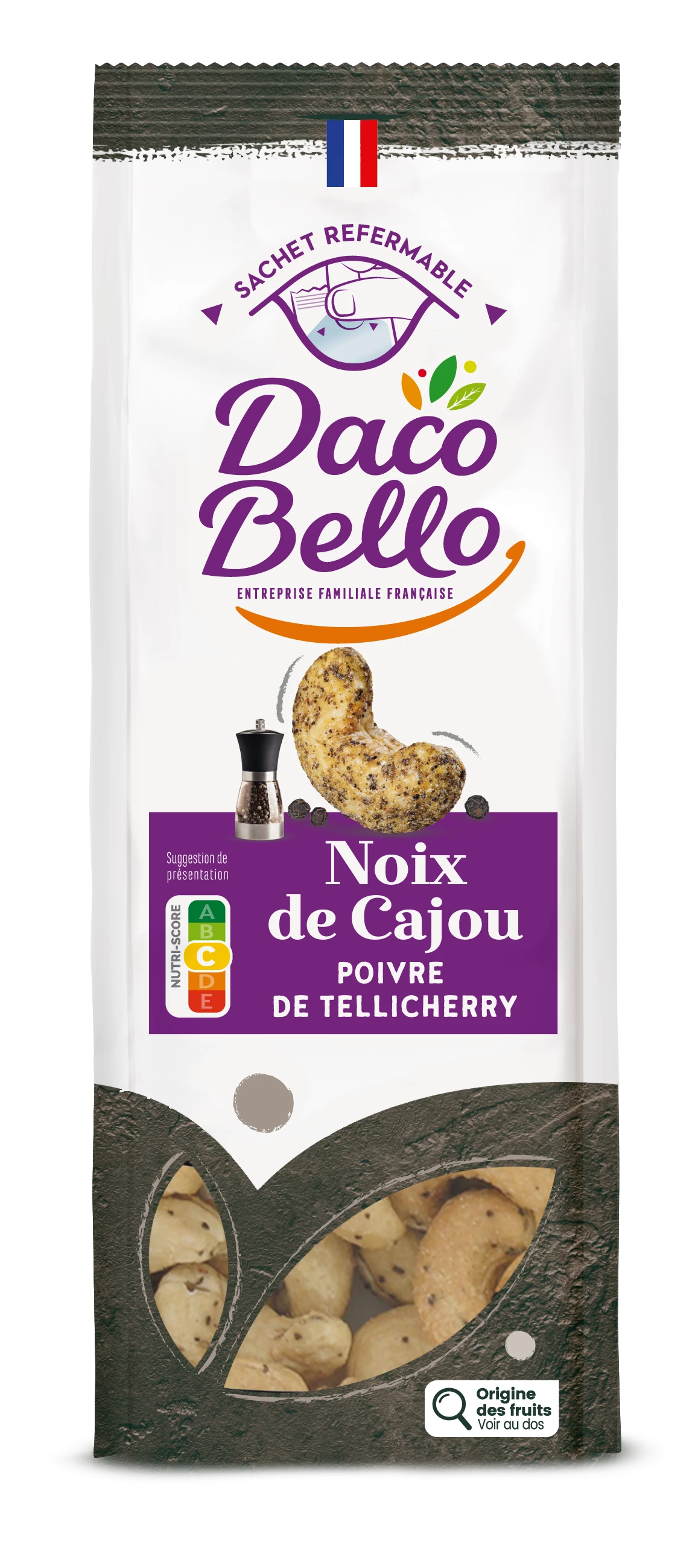 Anacardos Pimienta Tellicherry 200g - Daco Bello