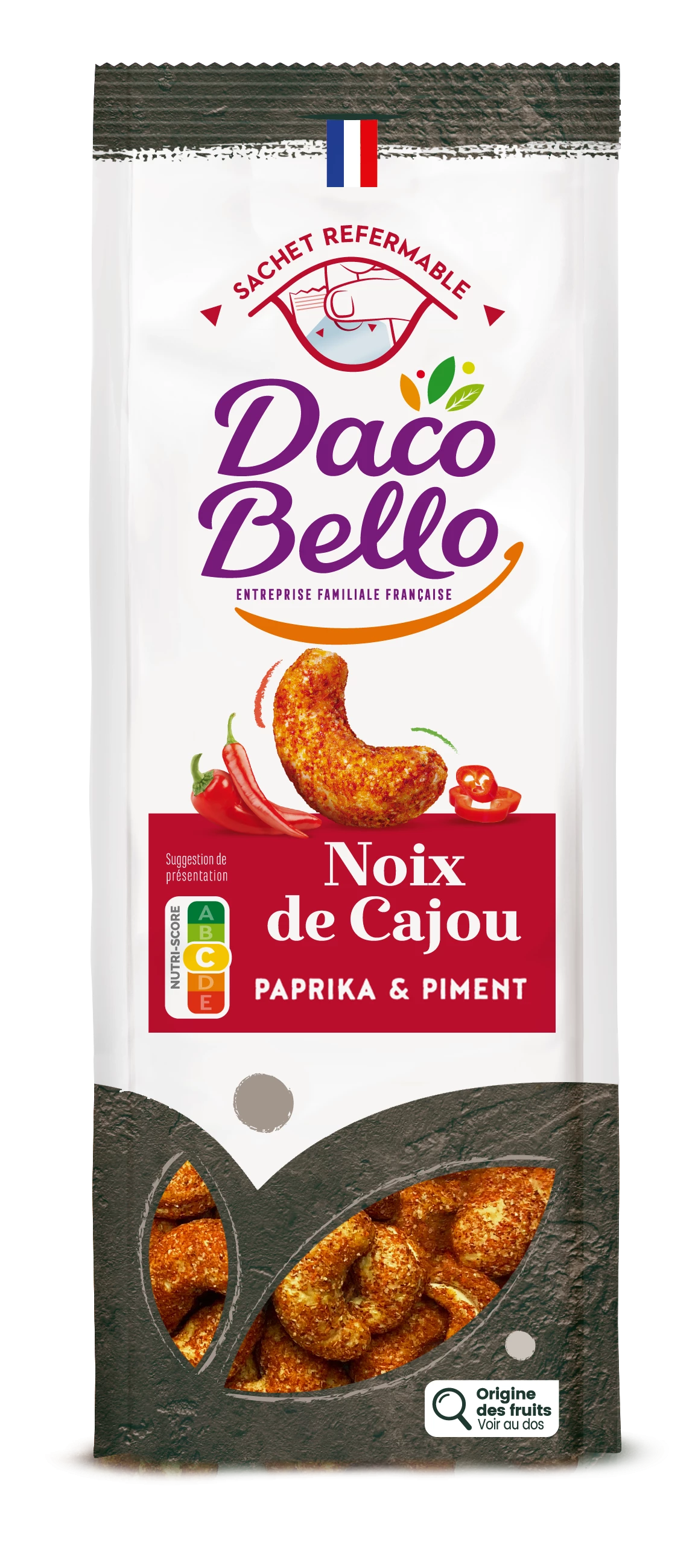 Paprika cashew and pepper 200g - Daco Bello