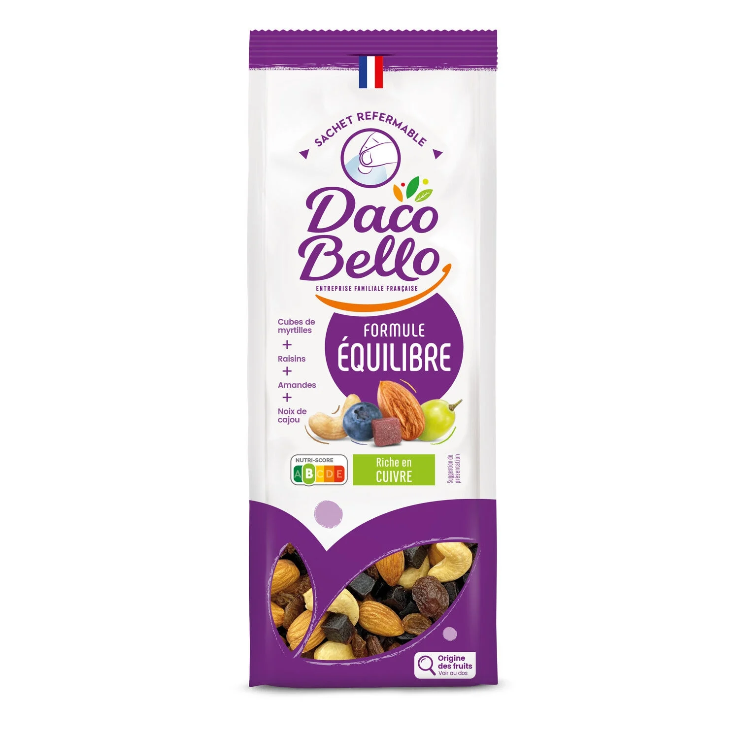 Dried fruits balance 200g balance - Daco Bello