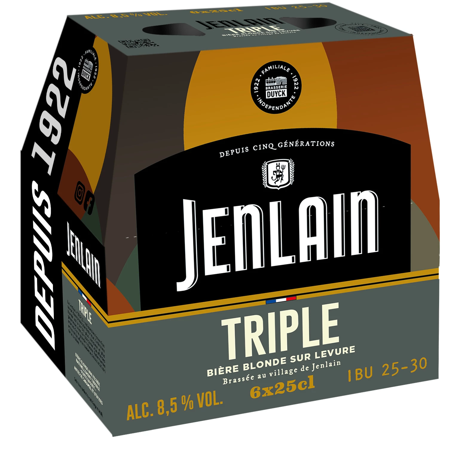 Tripel Bier, 8.5°, 6x25cl - JEANLAIN