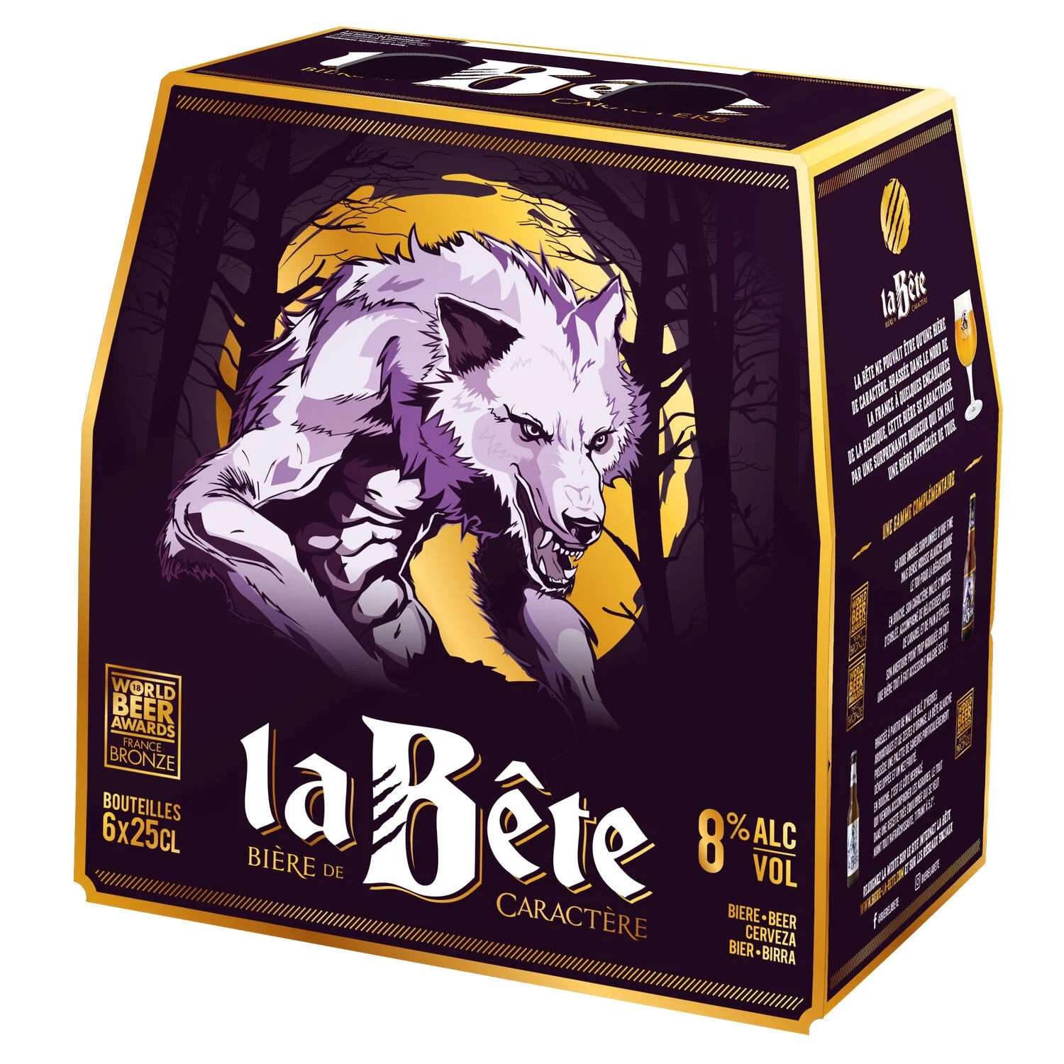 Beer, 8°, 6x25cl - LA BÊTE