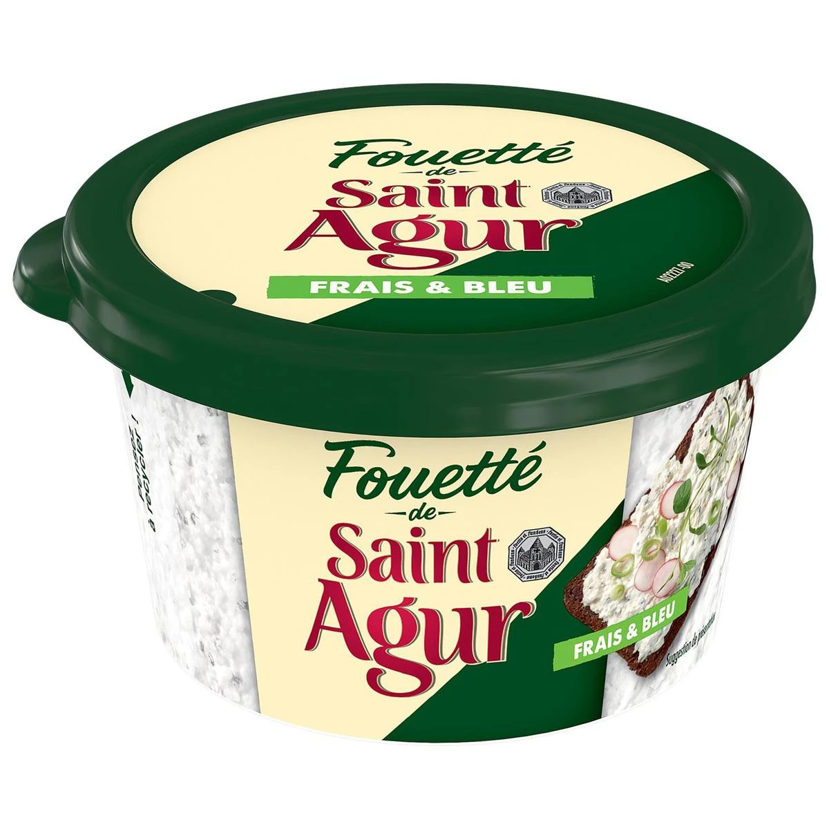 Whipped Fresh And Blue Cheese 130g - SAINT AGUR