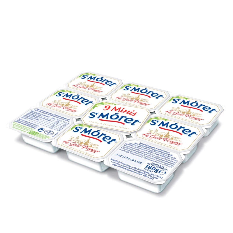 Fromage à tartiner 9portions 17,5%mg 180g - ST MORET
